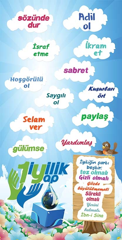 1 İYİLİK YAP İLKOKUL KAPI GİYDİRME