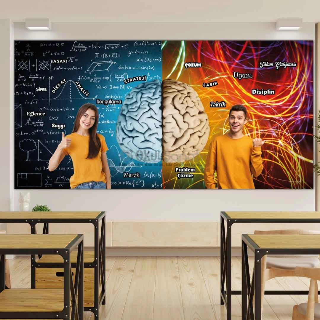 Akıl Zekâ Oyunları Sınıfı Okul Posteri