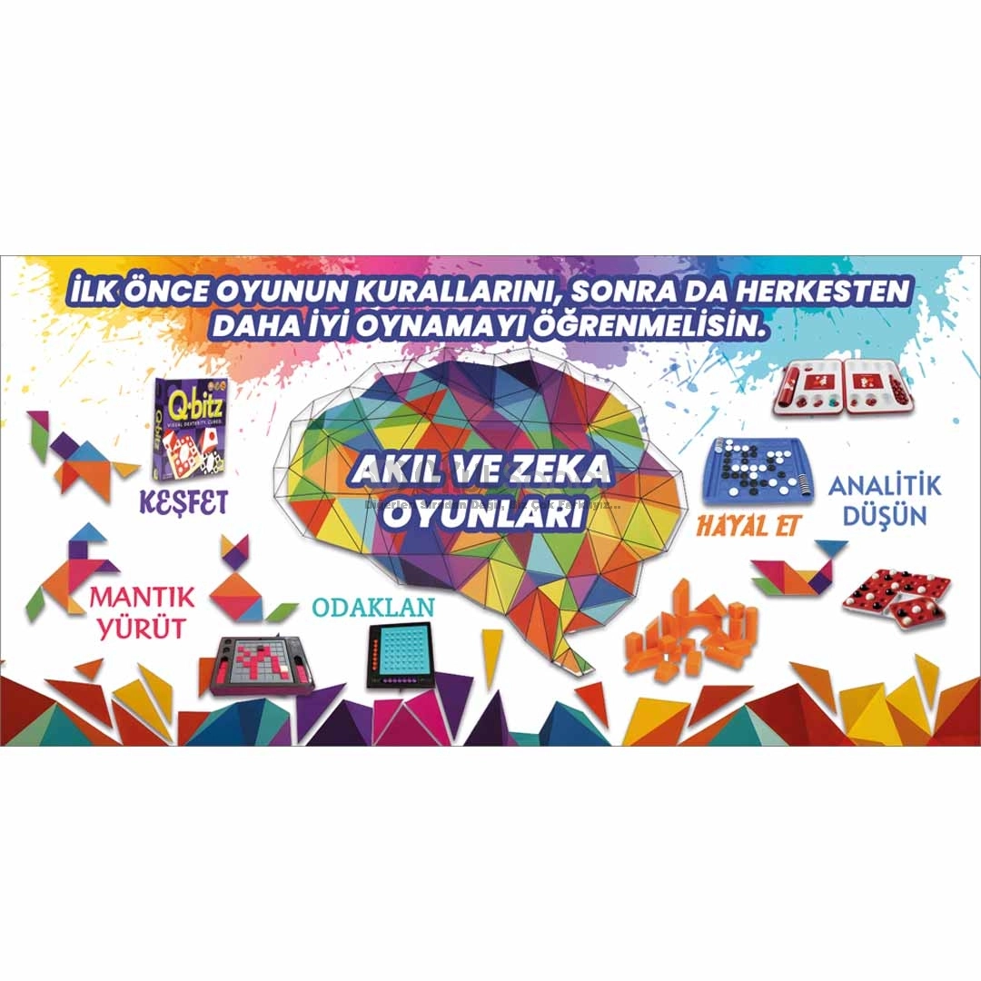 Akıl ve Zeka Oyunları Sınıfı Okul Posteri