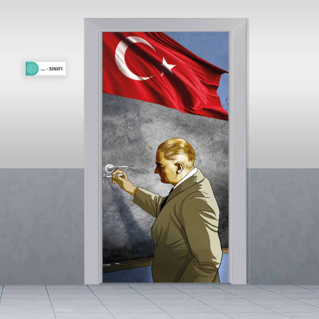 Atatürk Öğretmenler Odası İlkokul Kapı Giydirme