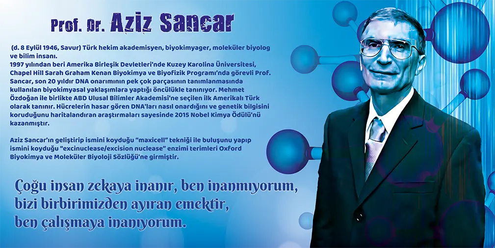 Prof. Dr. Aziz Sancar Okul Posteri