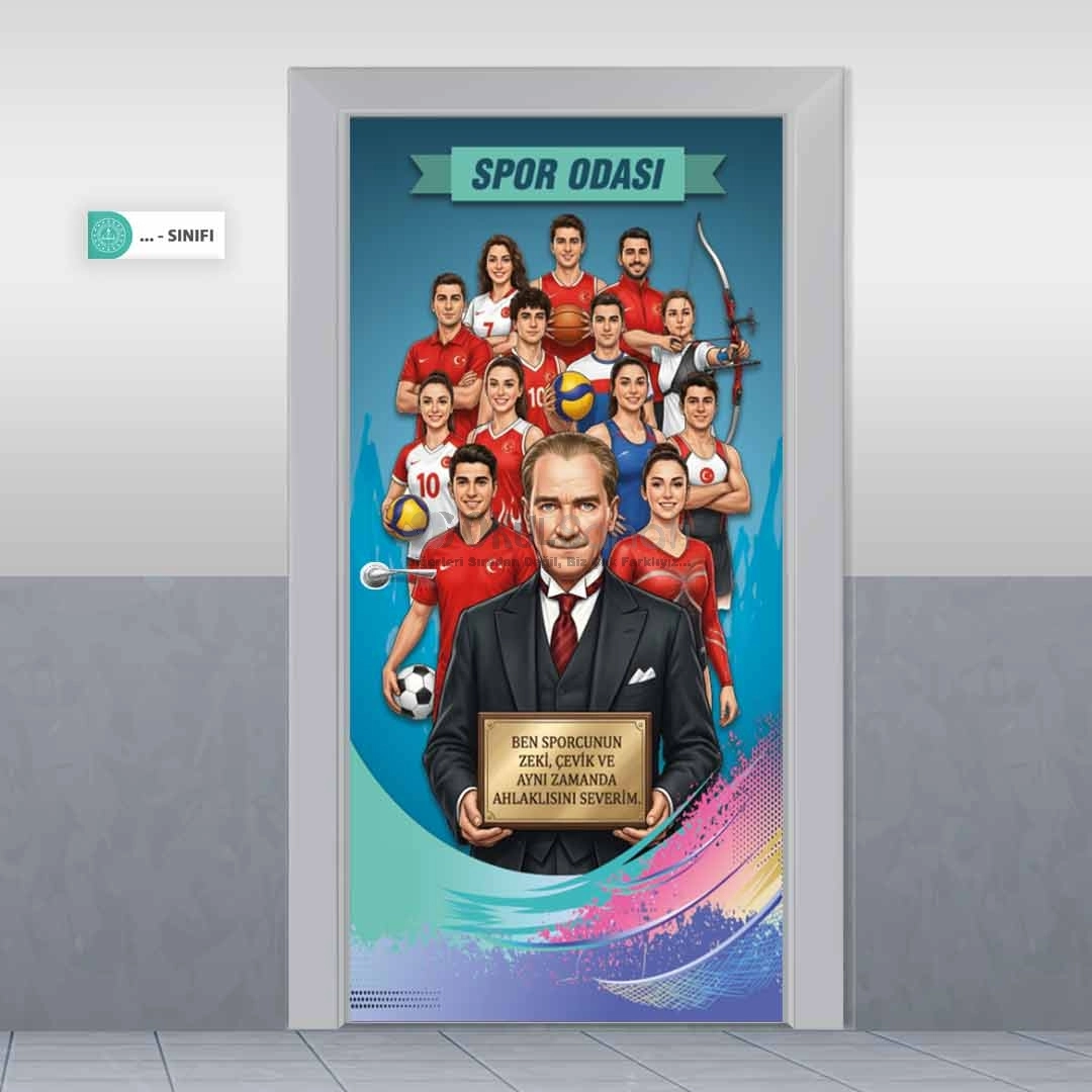 Beden Eğitimi ve Spor Odası Kapı Giydirme Atatürk