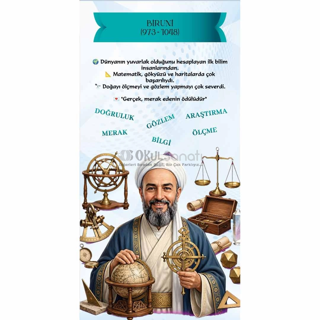 Bilim İnsanları Kapı Giydirme Biruni