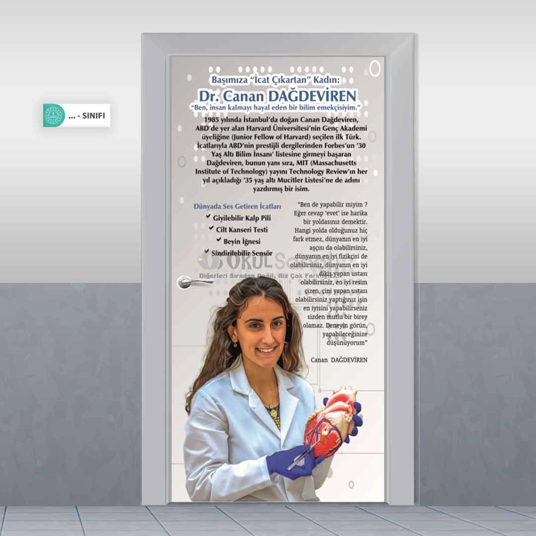 Bilim İnsanı Canan Dağdeviren Kapı Giydirme