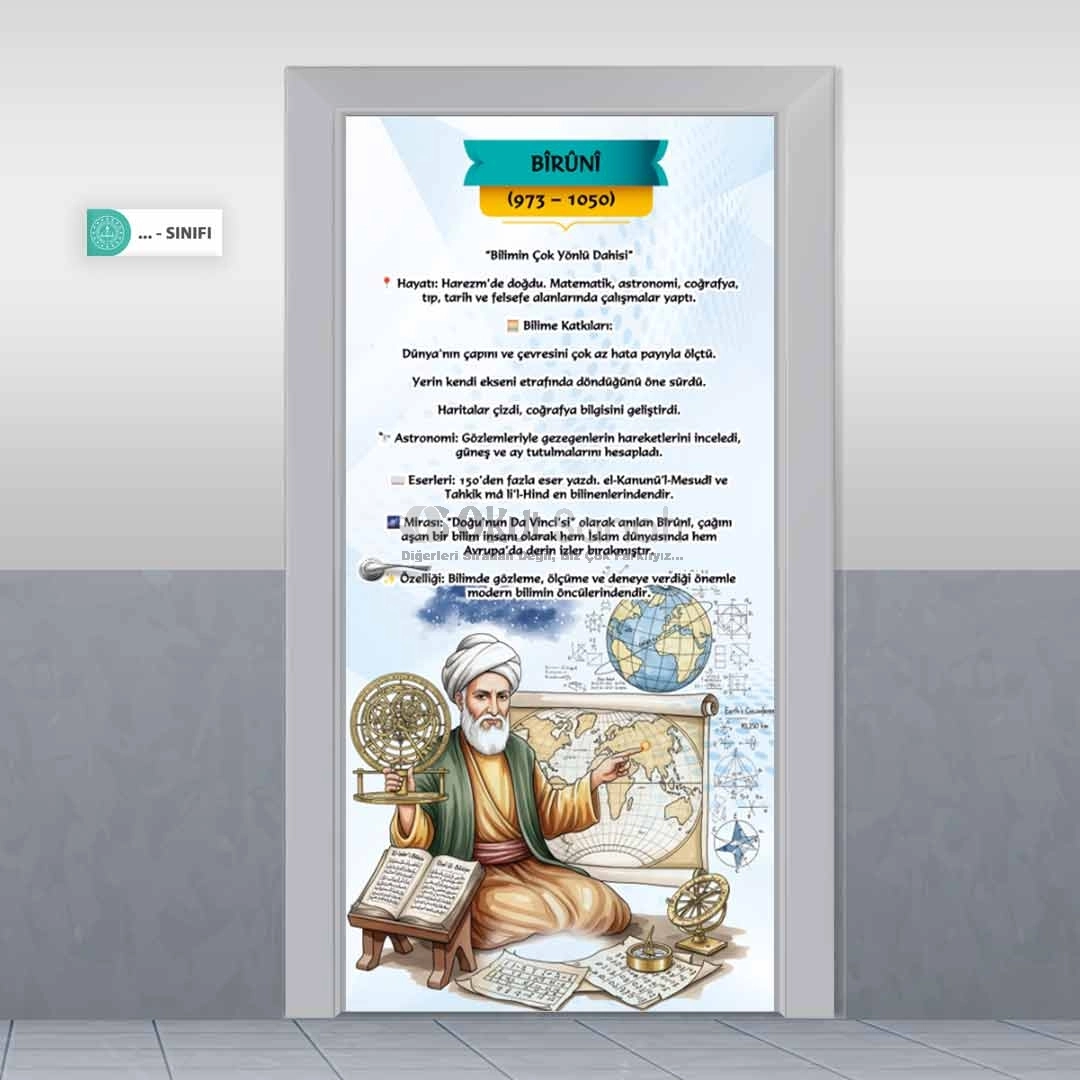 Biruni Okul Kapı Giydirme