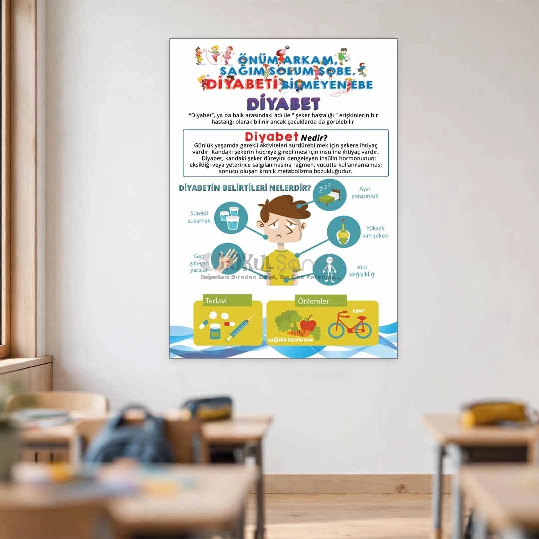 Çocuklarda Diyabet Posteri