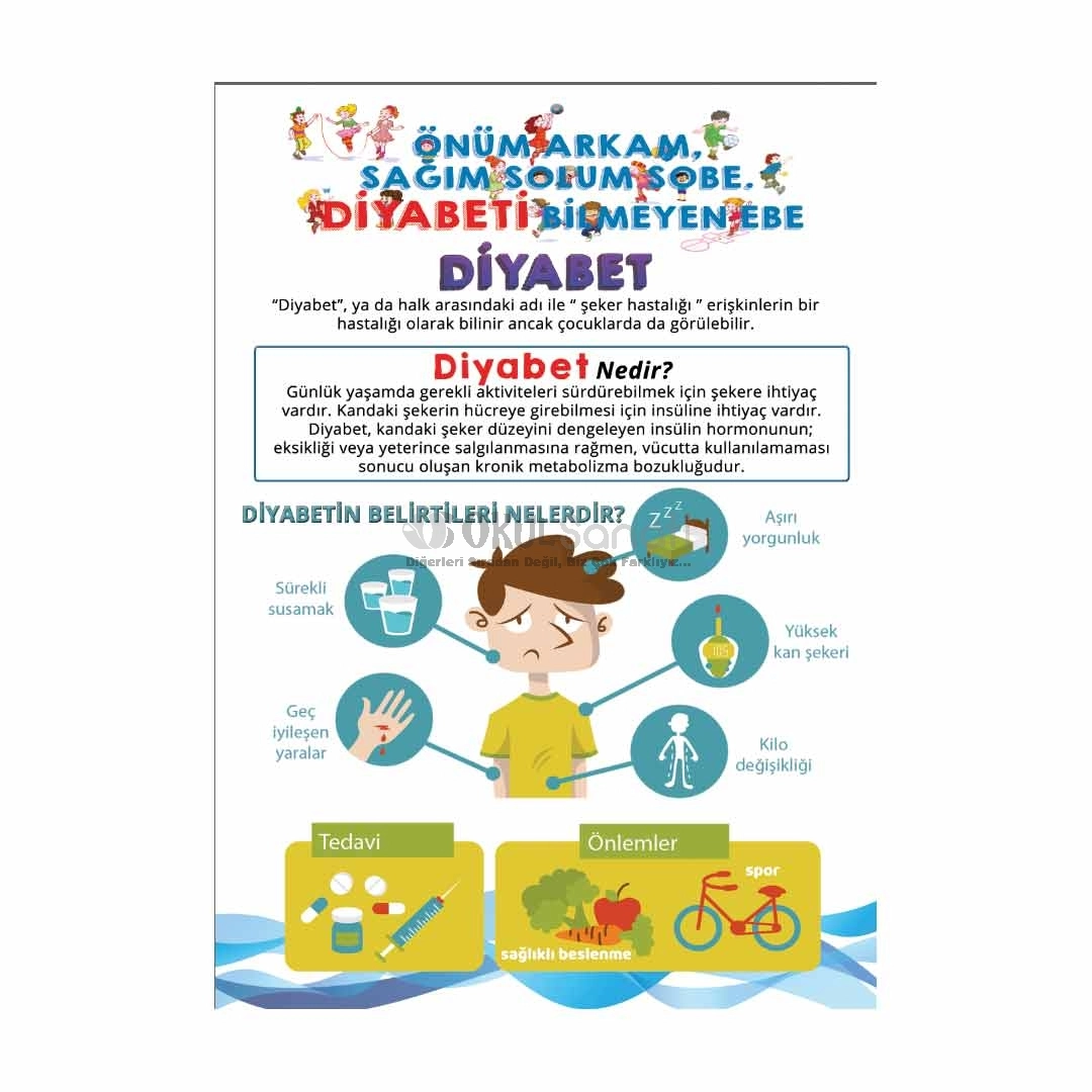 Çocuklarda Diyabet Posteri