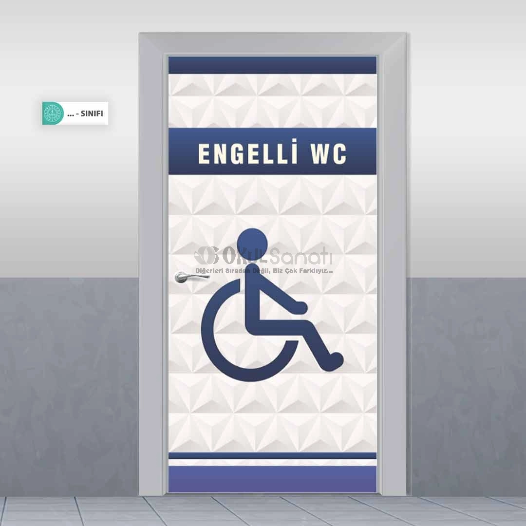 Engelli WC Kapı Giydirme 1