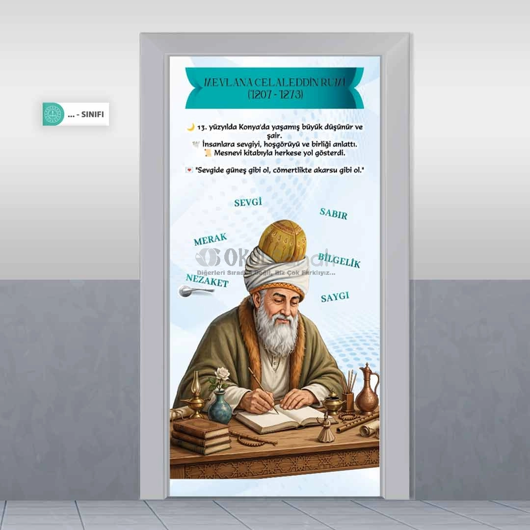 Mevlânâ Türk Büyükleri Kapı Giydirme