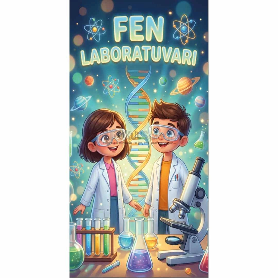 Fen Laboratuvarı Okul Kapı Giydirme