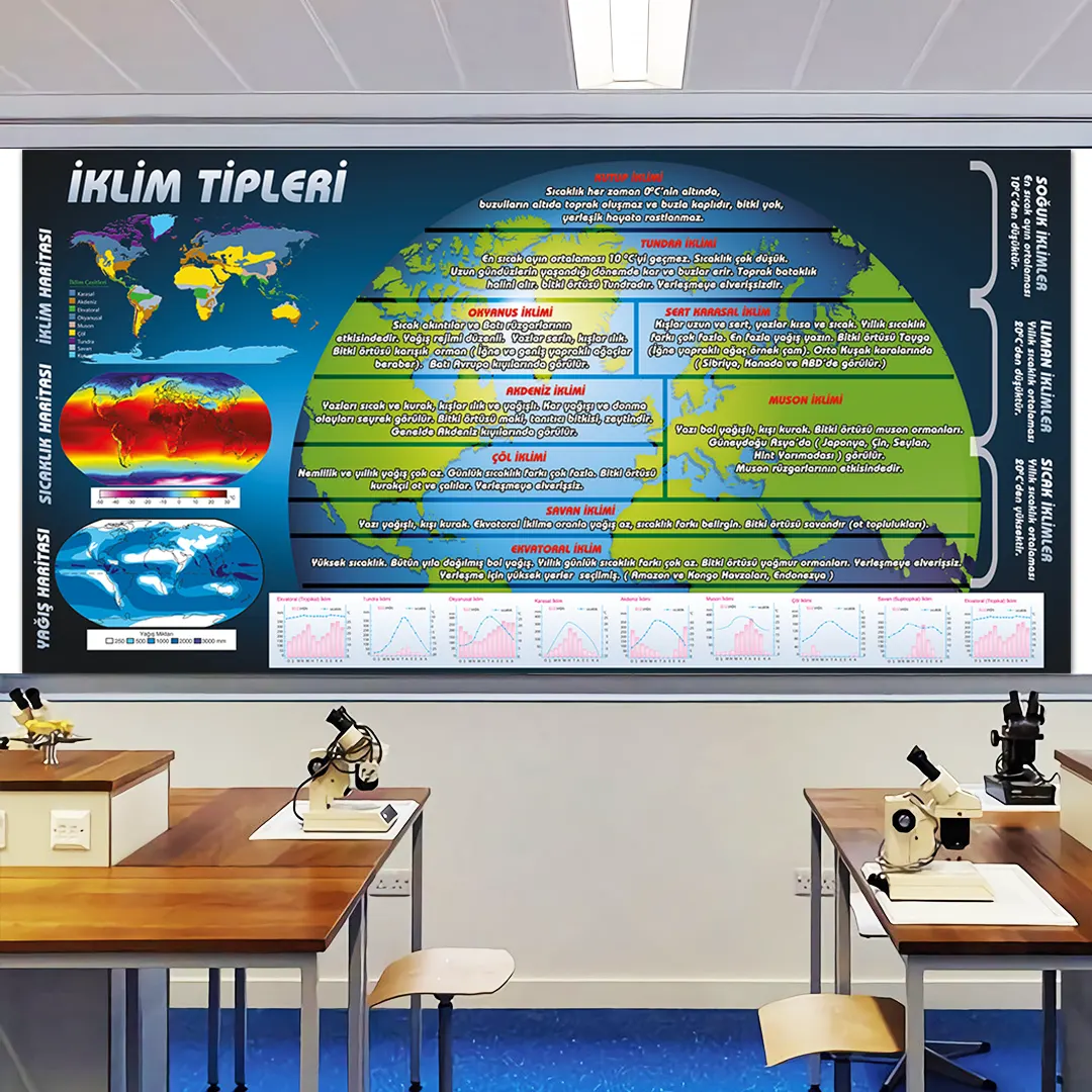 İklim Tipleri Duvar Görseli