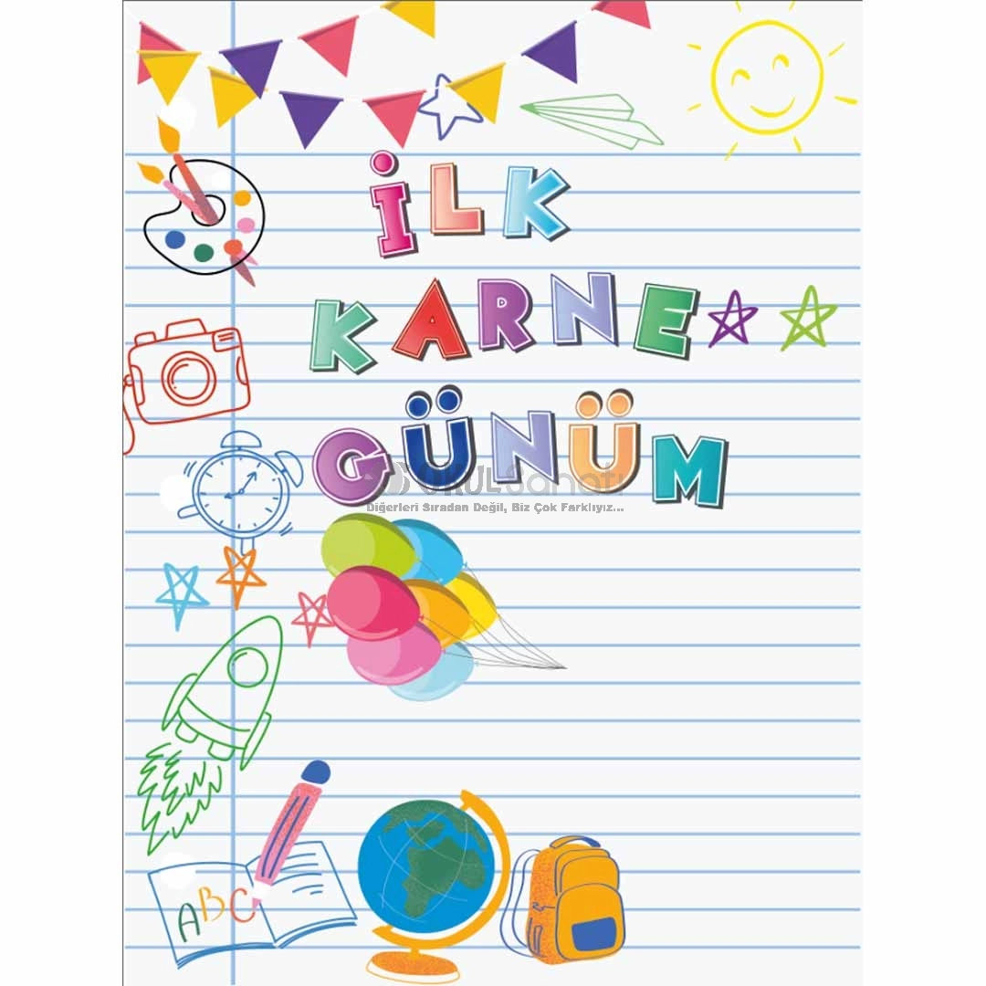 İlk Karne Günüm Ara Karne Brandası