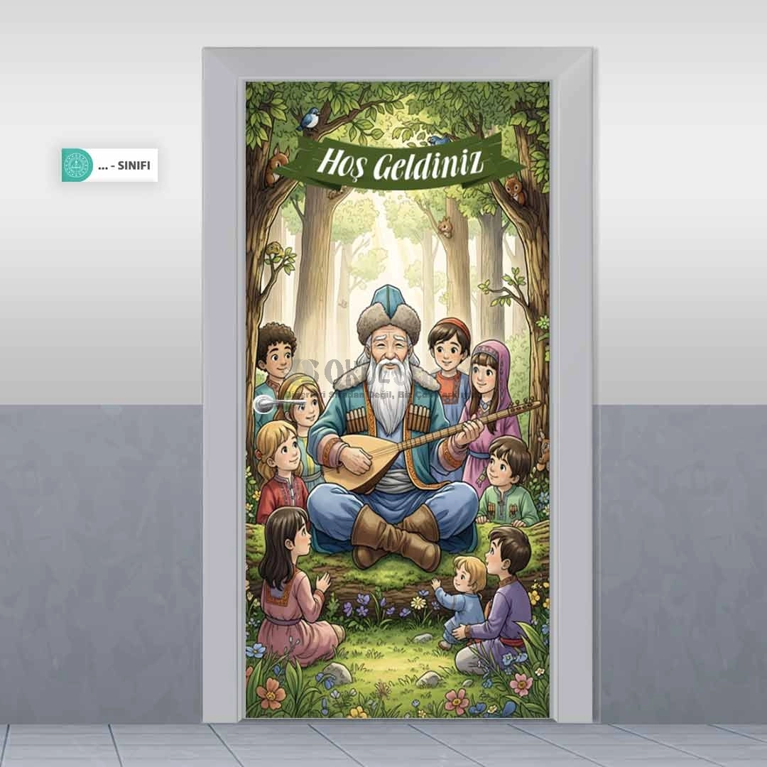 Dede Korkut İlkokul Anasınıfı Kapı Giydirme