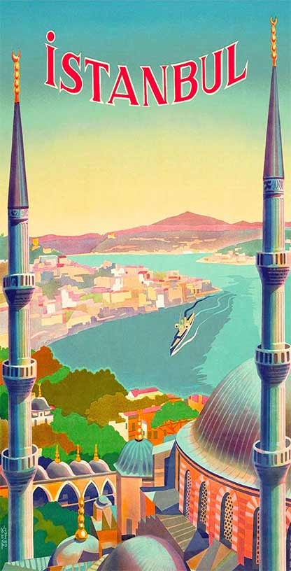 İstanbul Manzarası Kapı Giydirme