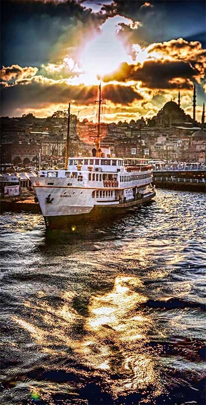 İstanbul Manzarası Kapı Giydirme