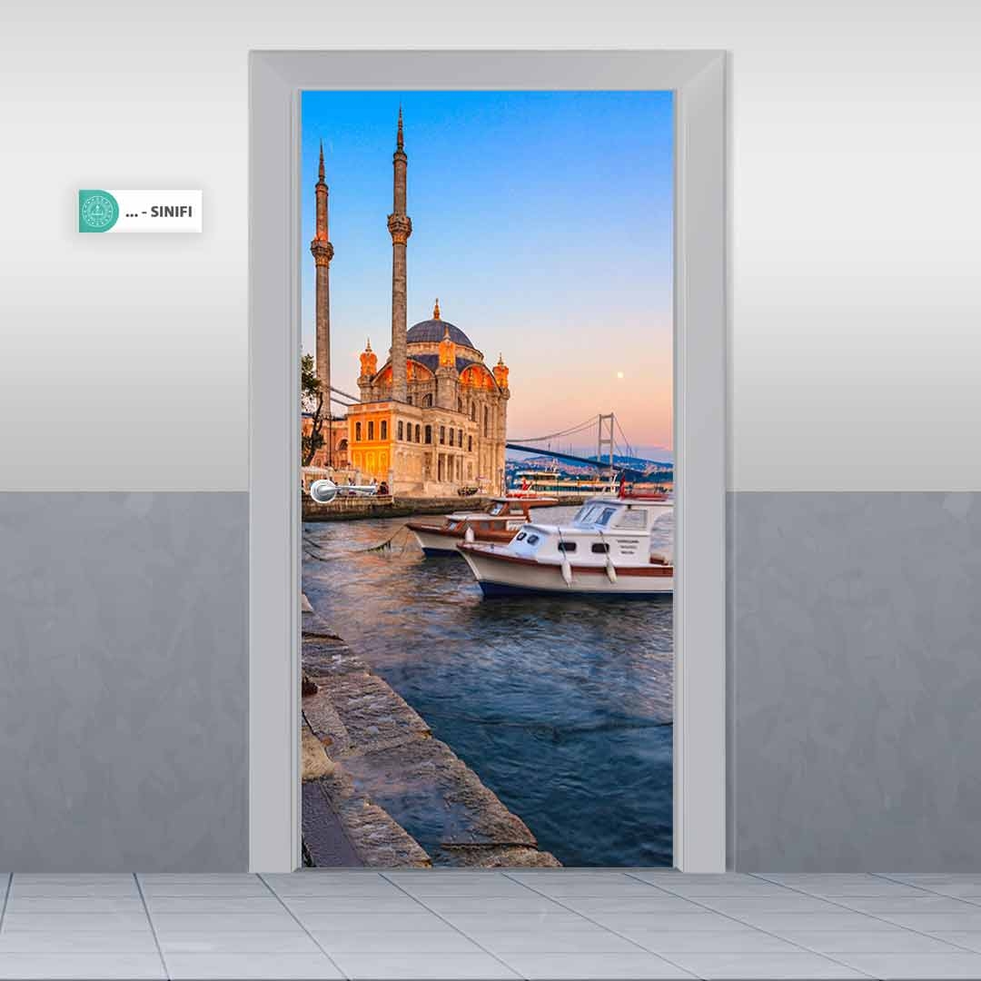 İstanbul Manzarası Kapı Giydirme