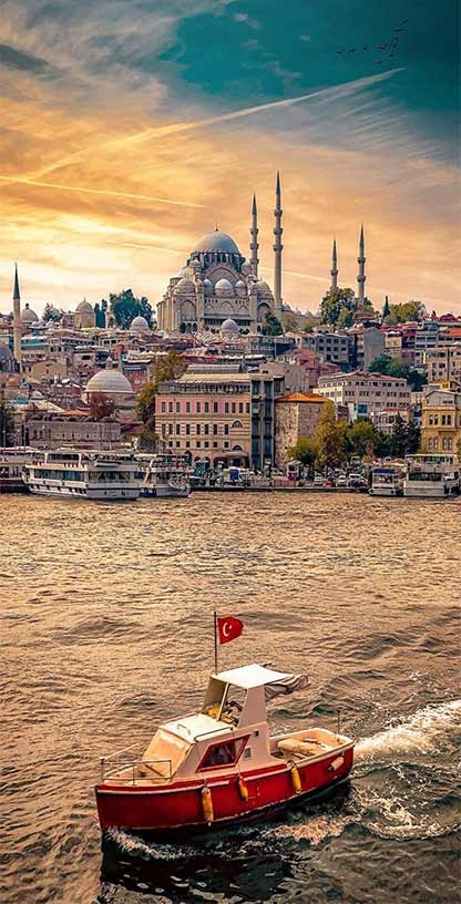 İstanbul Manzarası Kapı Giydirme