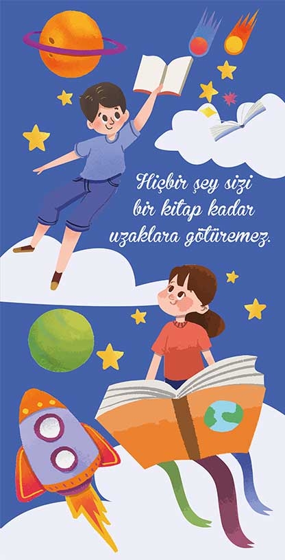 Hiçbir Şey Sizi Kitap Kadar Uzağa Götüremez Kapı Giydirme