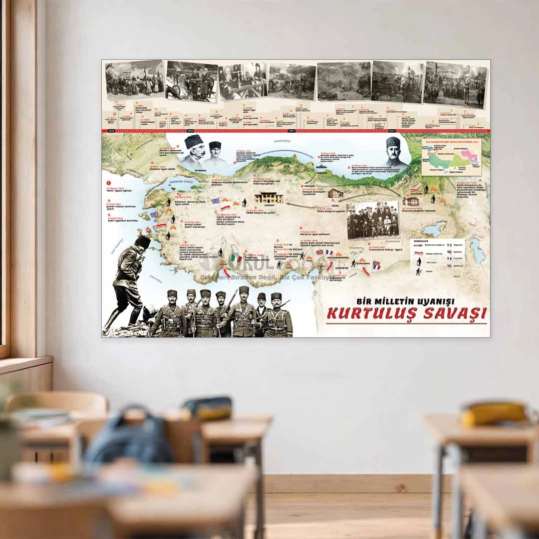 Kurtuluş Savaşı Okul Posteri
