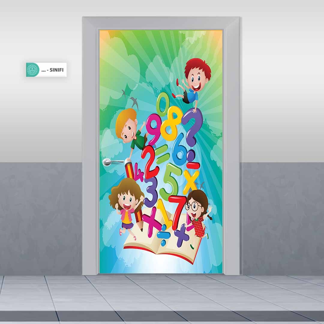 Matematik İlkokul Kapı Giydirme