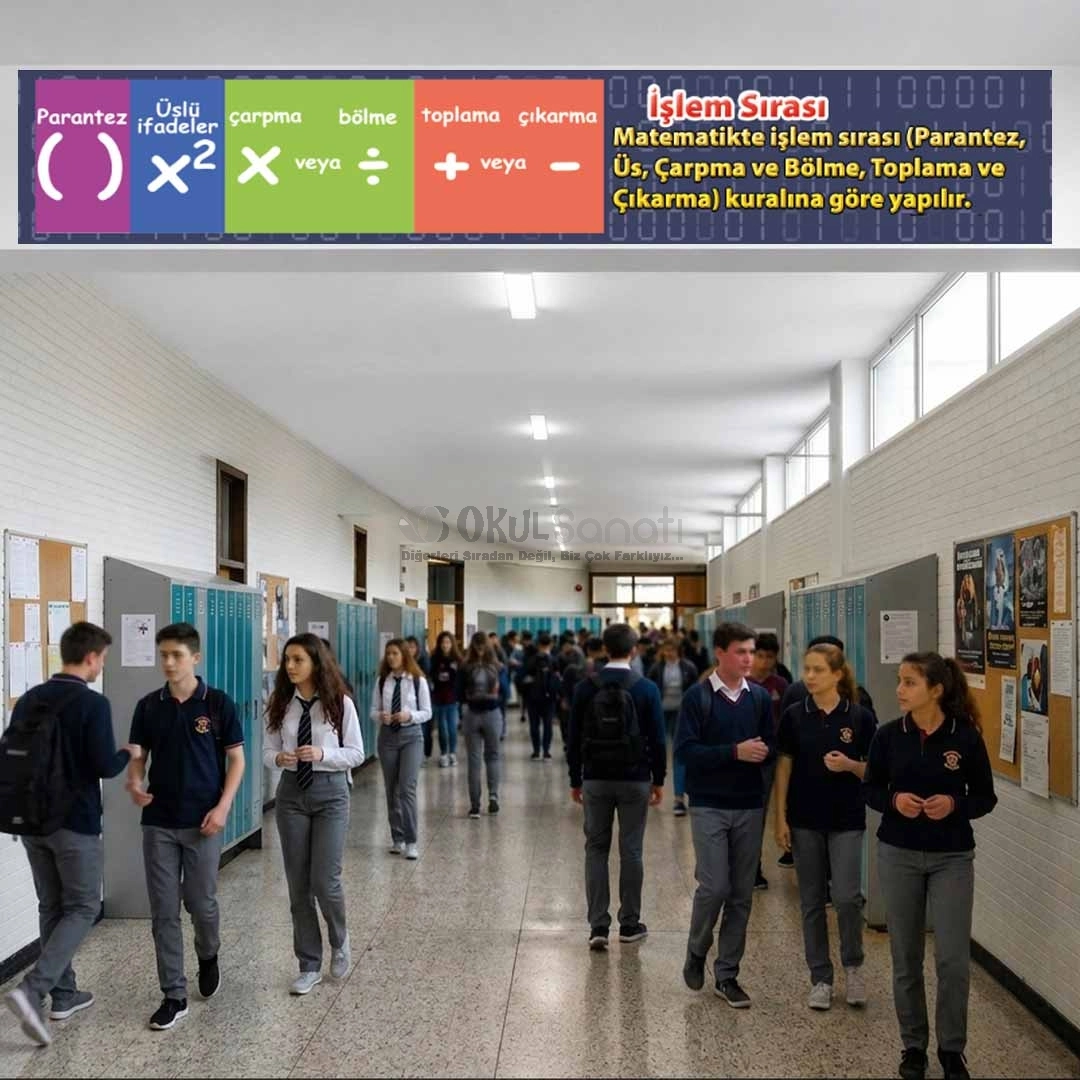 Matematik Sokağı Kiriş Yazısı İşlem Önceliği