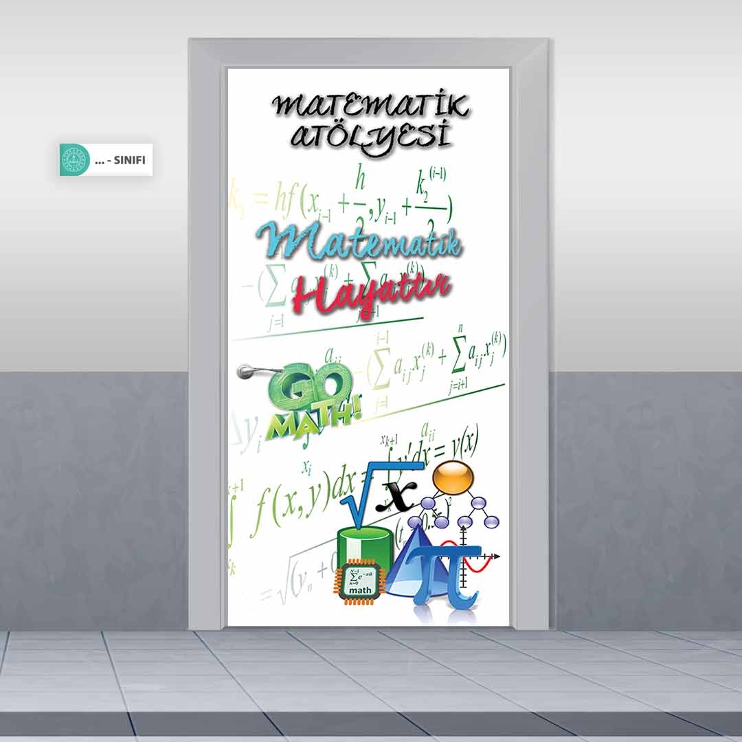 Matematik Atölyesi Kapı Giydirme