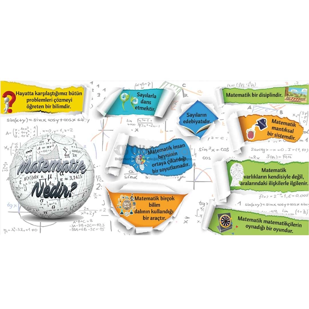 Matematik Nedir? Okul Posteri