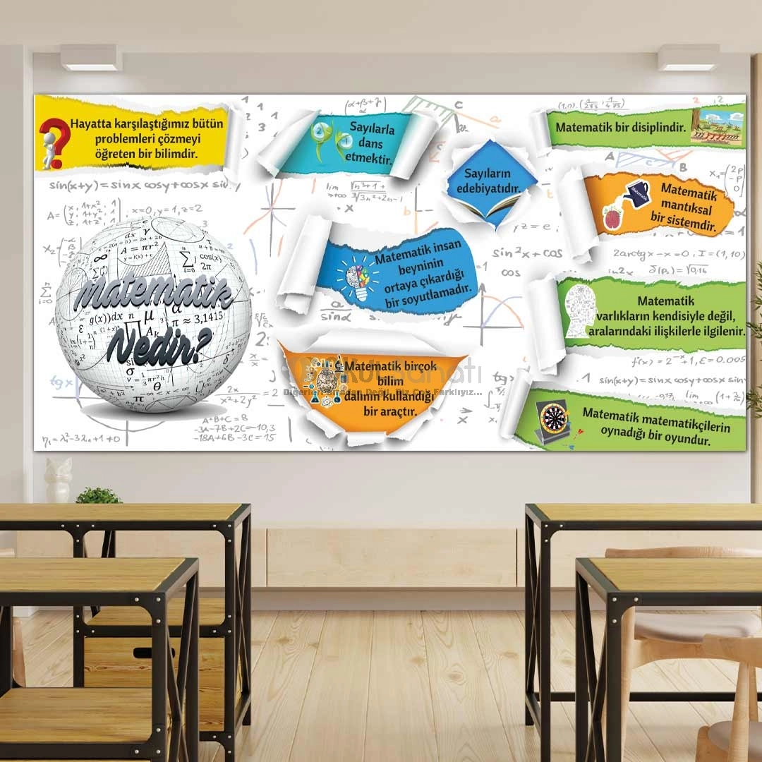 Matematik Nedir? Okul Posteri