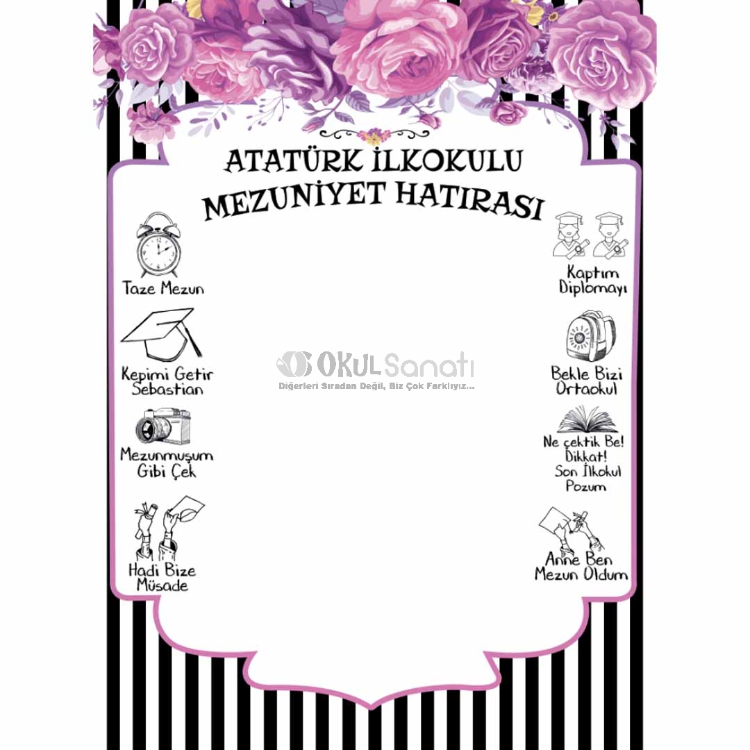 Mezuniyet Hatıra Fotoğraf Brandası