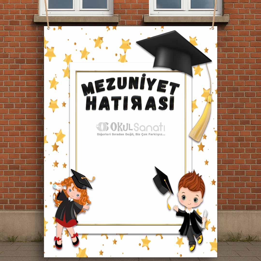 Mezuniyet Hatıra Fotoğraf Brandası 8