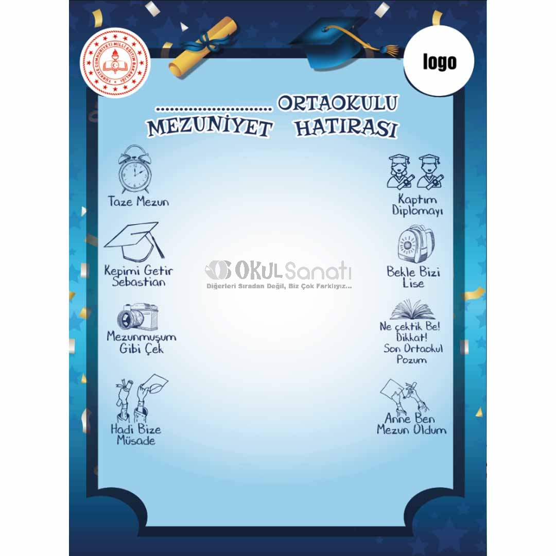Mezuniyet Hatıra Fotoğraf Brandası 3