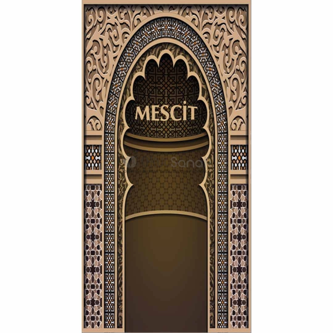 Mihrap Mescit Okul Kapı Giydirme