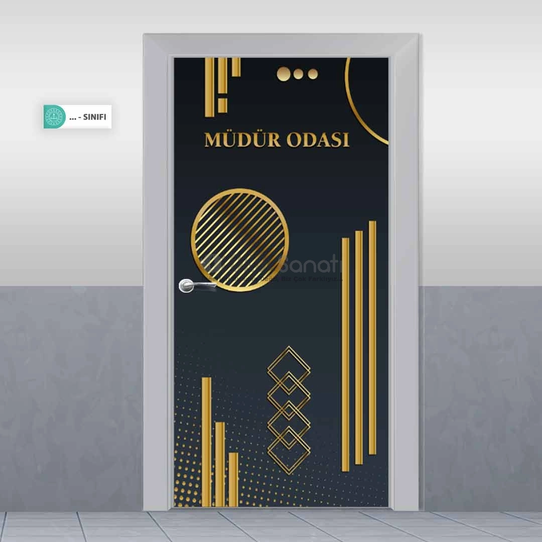 Müdür Odası Kapı Giydirme Şık ve Kurumsal