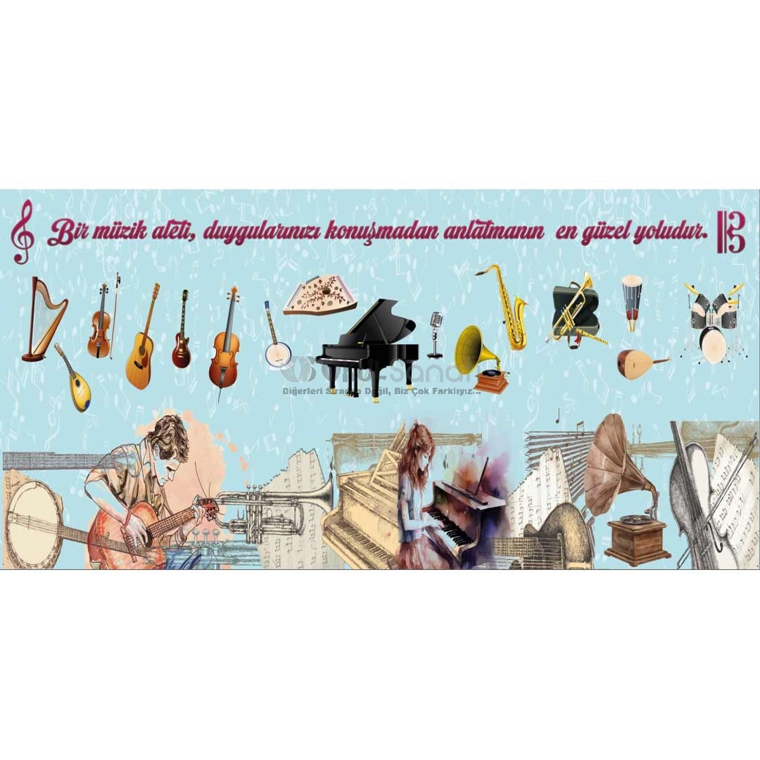 Müzik Atölyesi Okul Posteri