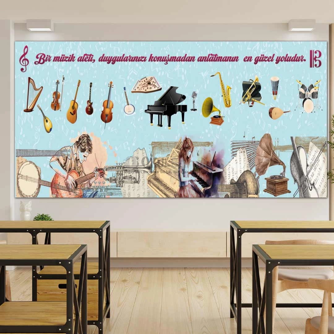 Müzik Atölyesi Okul Posteri