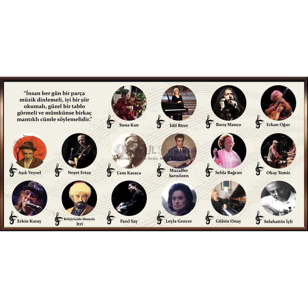 Müzisyenler Müzik Sınıfı Okul Posteri