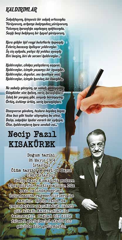 Necip Fazıl Kısakürek Kapı Giydirme