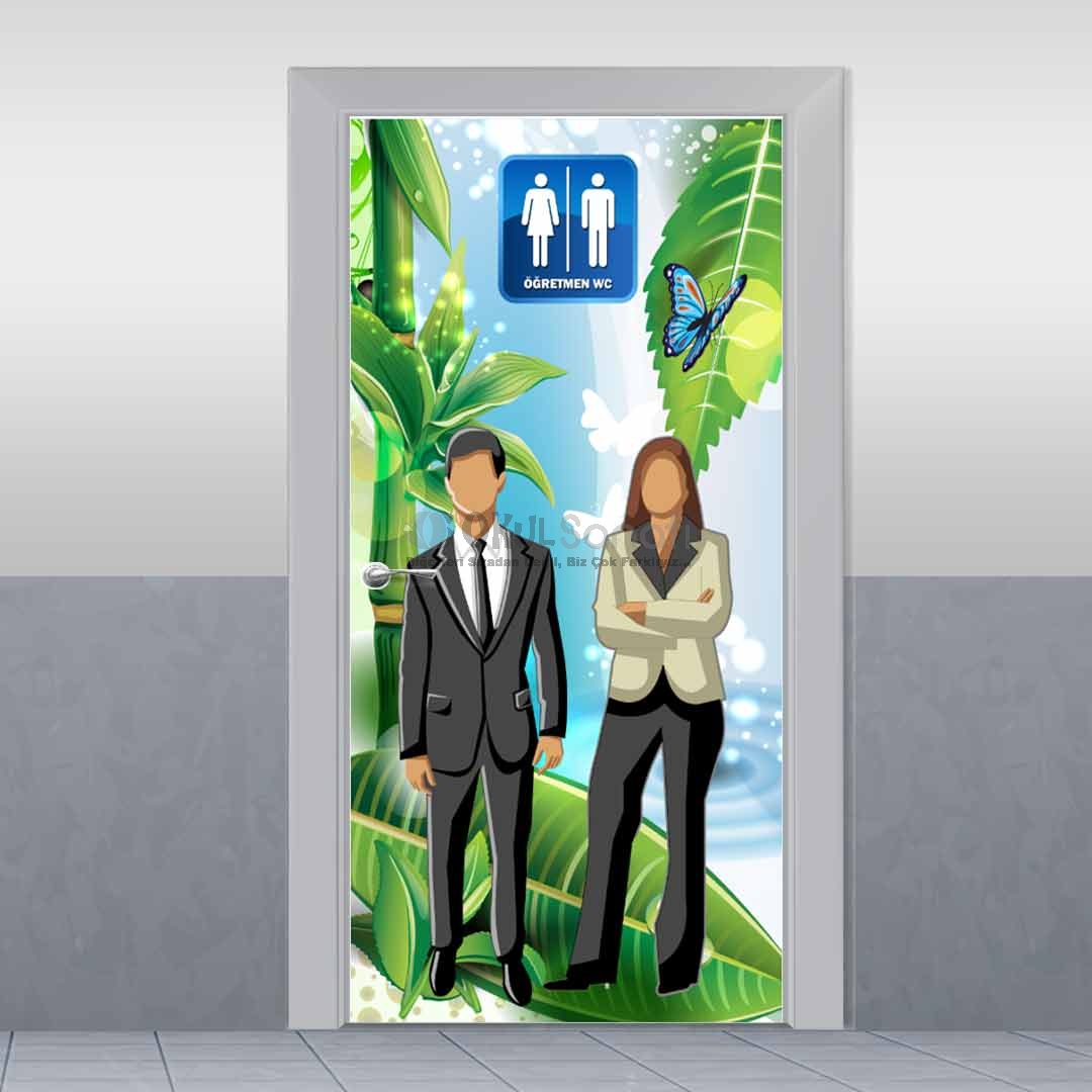 Öğretmen  Wc Kapı Giydirme
