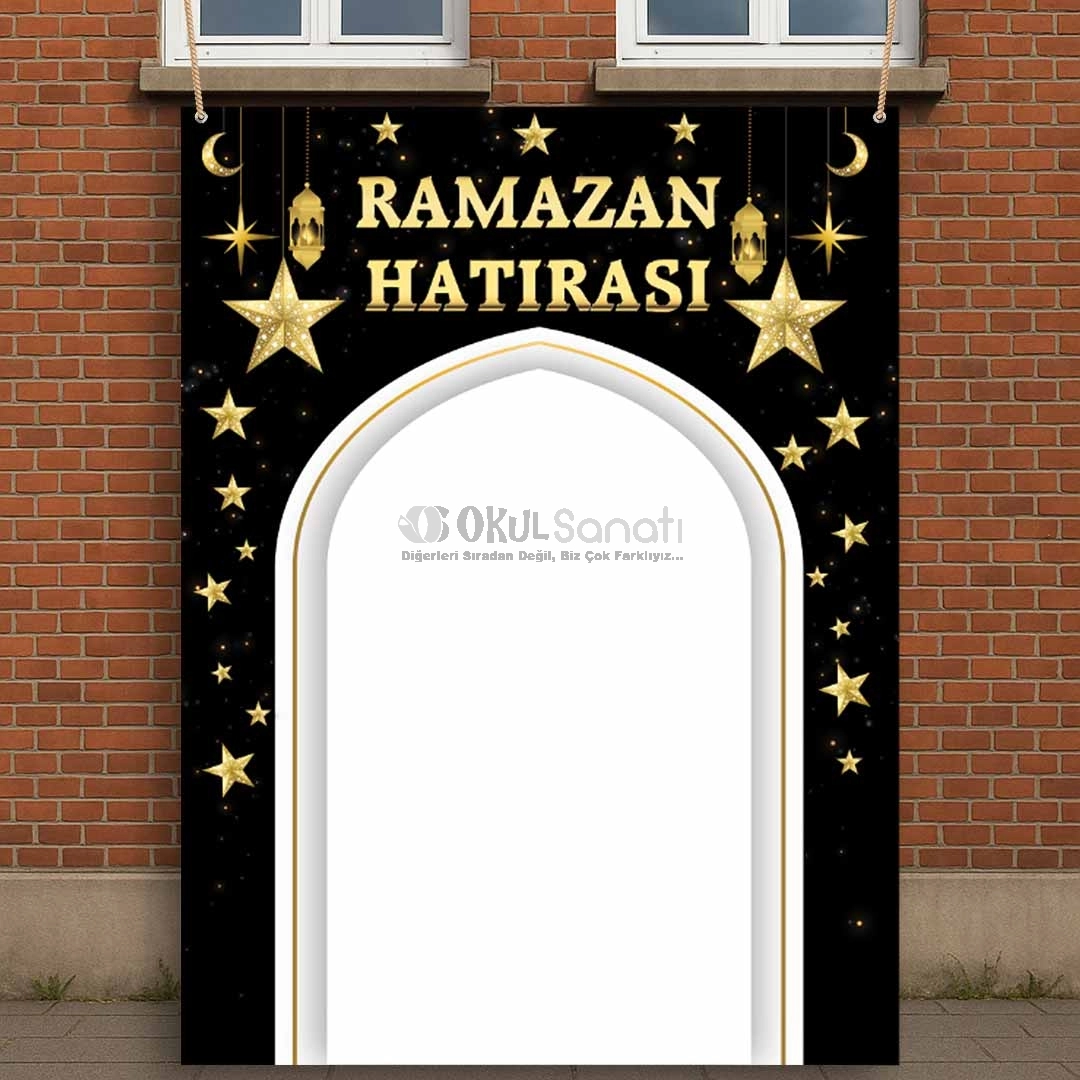 Ortaokul ve Lise Ramazan Hatırası Branda Afişi 1