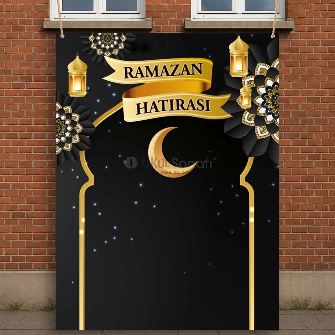 Ortaokul ve Lise Ramazan Hatırası Branda Afişi