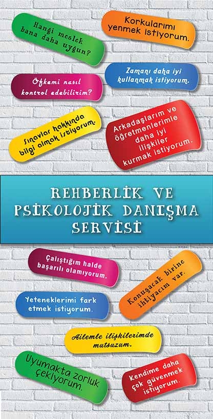 Rehberlik Servisi Kapı Giydirme