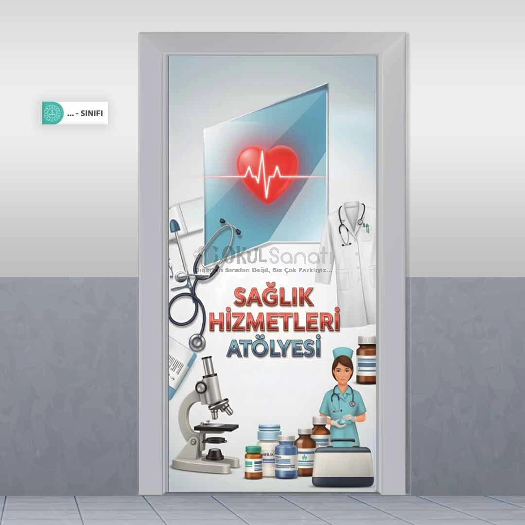 Sağlık Hizmetleri Atölyesi Kapı Giydirme