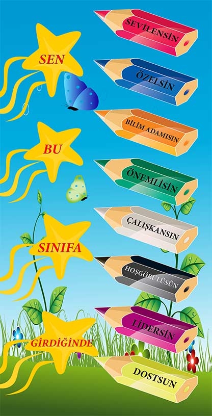 Sen Bu Sınıfa Girdiğinde Kapı Giydirmesi