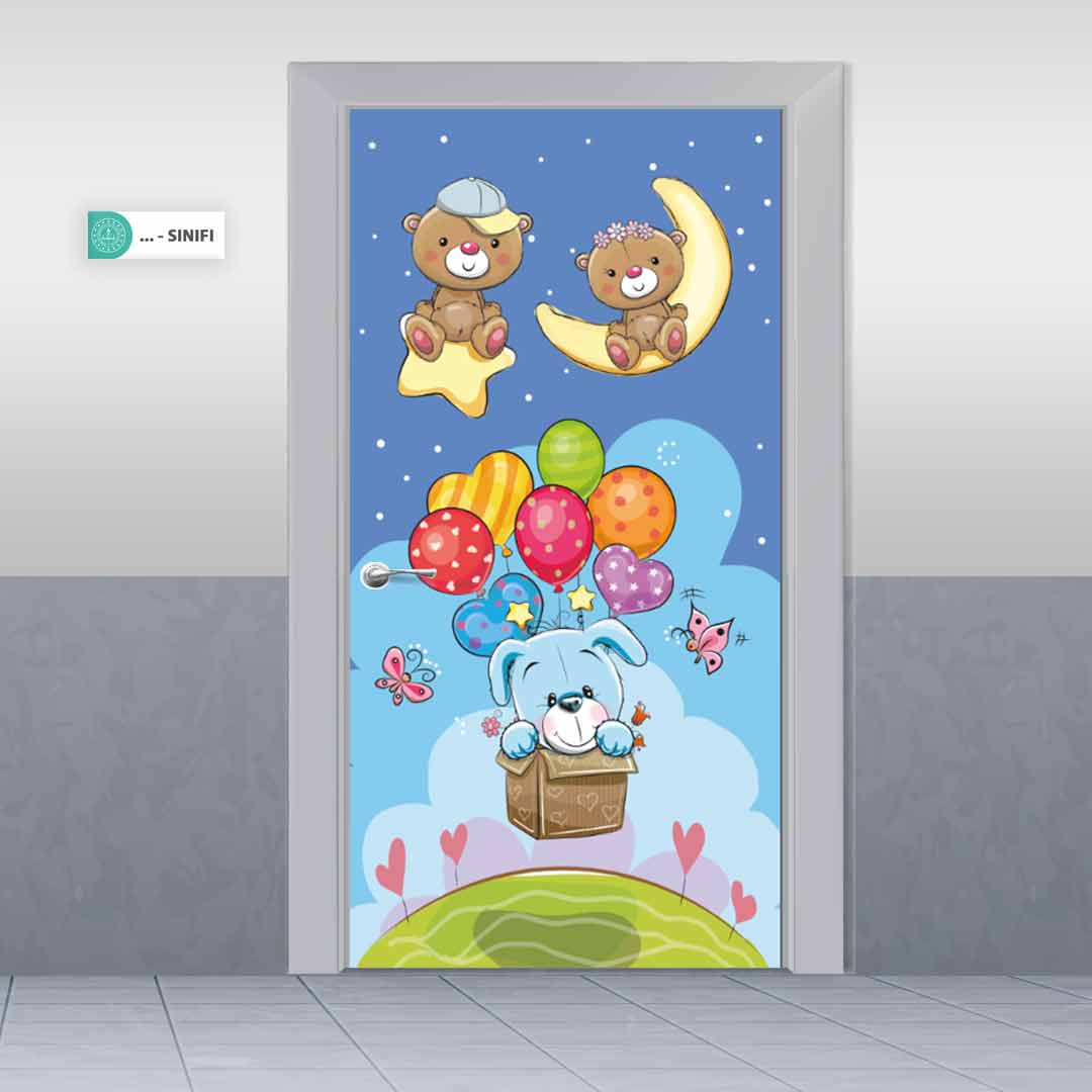 Sevimli Hayvanlar Kapı Giydirme