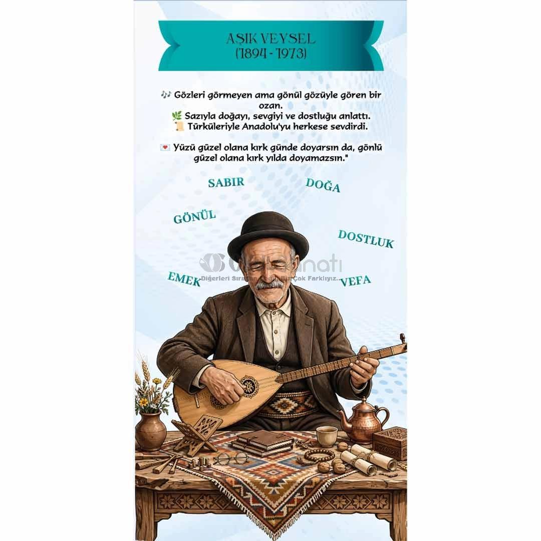 Âşık Veysel Türk Büyükleri Kapı Giydirme
