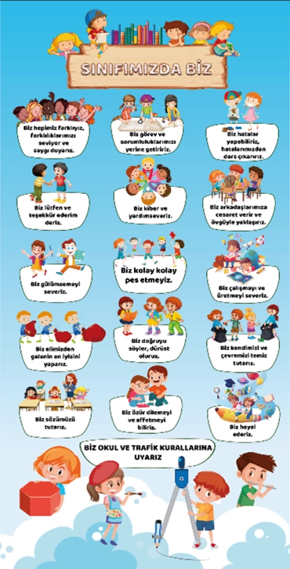 Sınıfımızda Biz Kapı Giydirme