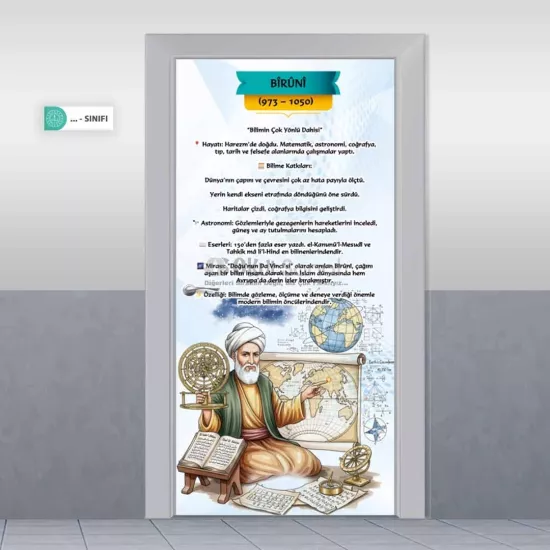 Bilim İnsanları Okul Kapı Giydirme | Biruni