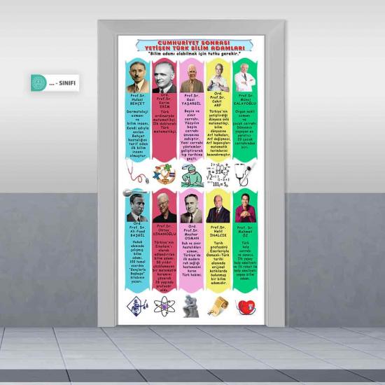 Cumhuriyet Sonrası Türk Bilim İnsanları Kapı Giydirme