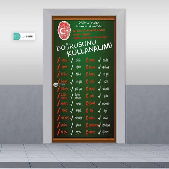 Sözcüklerin Doğru Yazımı Kapı Giydirmesi, Türkçe Kapı Giydirme, Edebiyat Kapı Giydirme, Ortaokul Kapı Giydirme, Lise Kapı Giydirme, İmam Hatip Kapı Giydirme