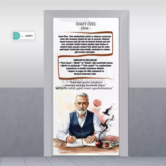 Türkçe & Edebiyat Okul Kapı Giydirme | İsmet Özel